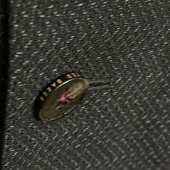 Ted Baker London Semi Plain Suit Jacket Linen Wool Blend Size 4 - Picture 12 of 16